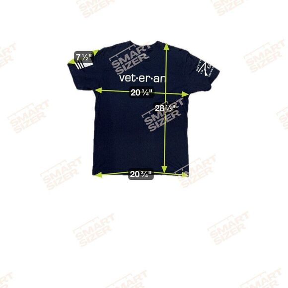 Grunt Style Veteran Definition T-Shirt Large 100% Cotton Patriotic Design Blank - Picture 4 of 4